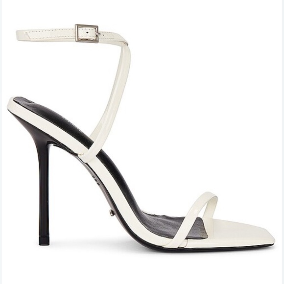 Tony Bianco Naxos Sandals Heels White Patent - Picture 3 of 8